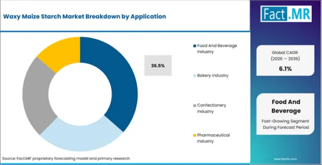 Waxy Maize Starch Market Analysis By Application