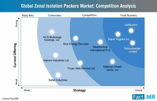 zonal isolation packers market competition analysis